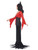42" Red and Black Evil Queen Women Adult Halloween Costume - Medium - IMAGE 2