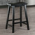24" Black Elegant Saddle Seat Bar Comfortable Stool - IMAGE 5