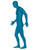 40" Blue Unisex Second Skin Suit Unisex Adult Halloween Costume - Large - IMAGE 2