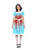 42" Blue and Red Bloody Murderous Twin Women Adult Halloween Costume - Small - IMAGE 4