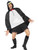 20" Black and White Penguin Poncho Women Adult Halloween Costume- One Size - IMAGE 4