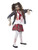 40" Gray and Red Zombie School Girl Tween Halloween Costume - IMAGE 1