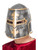 35" Silver and Bronze Medieval Crusader Men Adult Halloween Helmet Costume Accessory - One Size - IMAGE 1