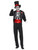 49" Black Mexican Day of the Dead Men Adult Halloween Costume - Large - IMAGE 1