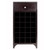 37.5" Dark Espresso Elegant Ancona Modular Rectangular Wine Cabinet with Drawer and 24-Bottle Storage - IMAGE 3