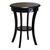 27" Black Elegant Sasha Wooden Round Accent Table with Pull-Out Drawer - IMAGE 1