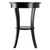 27" Black Elegant Sasha Wooden Round Accent Table with Pull-Out Drawer - IMAGE 4