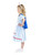 50" Blue and White Vintage Nurse Girl Child Halloween Costume - Medium - IMAGE 2