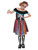 Black and Blue Neon Day of The Dead Girl Child Halloween Costume - Small - IMAGE 2