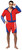 Red and Blue Baywatch Lifeguard Suit Men Adult Halloween Costume - One Size - IMAGE 1