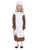 49" Brown and White Poor Victorian Girl Child Halloween Costume - Medium - IMAGE 1