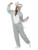 50" Gray and White Elephant Unisex Halloween Costume with Hood - Large - IMAGE 3