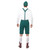 40" White and Green Oktoberfest Men Adult Halloween Costume - Medium - IMAGE 3