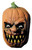 Orange and Green Jack O Lantern Halloween Face Mask - One Size - IMAGE 1