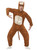 50" Brown and Cream White Monkey Unisex Adult Halloween Costume - Large - IMAGE 1
