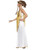 40" White and Gold Helen of Troy Women Adult Halloween Costume - Small - IMAGE 2
