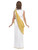 40" White and Gold Helen of Troy Women Adult Halloween Costume - Small - IMAGE 3