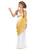 40" White and Gold Helen of Troy Women Adult Halloween Costume - Small - IMAGE 5