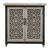 36” Branwen Aged White Accent Cabinet - IMAGE 1