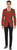 Red and Green Christmas Trees Unisex Adult Jackets Costume Accessory- Extra Large - IMAGE 1