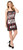 Black and White "TACO BELL" DIABLO Women Adult Halloween Costume - Extra Large - IMAGE 1