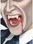 White Vampire Fang Tooth Caps Unisex Adult Halloween Make-Up Costume Accessory - One Size - IMAGE 1