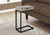 24.5" Taupe Brown and Black Contemporary Rectangular Accent Table - IMAGE 4