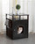 25" Black Litter Box Cover and Nightstand for Cats - IMAGE 5