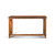 65" Brown Natural Wood Counter Height Dining Table with Charcoal Gray Metal Frame - IMAGE 2