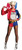 Red and Blue Ssquad Harley Quinn Women Adult Halloween Costume - Medium - IMAGE 1