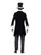 49" Black and White Zombie Groom Men Adult Halloween Costume - Large - IMAGE 3