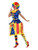 43" Blue and Yellow Deluxe Light Up Carousel Clown Women Adult Halloween Costume - Small - IMAGE 2