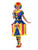 43" Blue and Yellow Deluxe Light Up Carousel Clown Women Adult Halloween Costume - Small - IMAGE 4