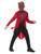 42.5" Red and Black Day of the Dead Devil Boy Child Halloween Costume - Medium - IMAGE 1
