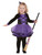 40" Purple and Black Pretty Star Witch Toddler Halloween Costume - IMAGE 1