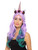 20" Pink and White Unicorn Women Adult Halloween Make Up Kit Costume Accessory - IMAGE 1