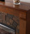 48" Brown and Black Contemporary Rectangular Smart Electric Fireplace - IMAGE 3