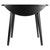 Moreno 36 Round Drop  Leaf Table, Black Finish