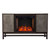 54.25" Gray Lannington Alexa Smart with Media Storage Fireplace - IMAGE 1