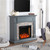45" Gray and Black LED Flamed Alexa Electric Fireplace - IMAGE 4