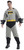 Gray and Black Batman Large Men Costume - IMAGE 1