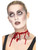 20" Red Barbed Wire Split Unisex Adult Halloween Make-Up Scar Costume Accessory - One Size - IMAGE 1
