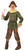 Green and Brown Wizard of Oz Scarecrow Boy Child Halloween Costume - Small - IMAGE 1