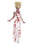 49" White and Red Prom Queen Zombie Women Adult Halloween Costume - Small - IMAGE 2