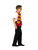 49" Red and Gold School Unisex Child Wizard Halloween Costume Kit - IMAGE 2