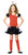 Red and Black Daisy Bug Halter Girl Child Halloween Costume - Large - IMAGE 1