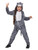 Gray and White Tabby Cat Unisex Child Halloween Costume - Medium - IMAGE 1