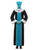 Blue and Black Alien Men Adult Halloween Costume - Small - IMAGE 1