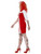 42" Red and White Curves Zombie Nurse Women Adult Halloween Costume - Extra Large - IMAGE 3