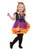 Purple and Orange Toddler Pumpkin Witch Halloween Costume - T2 - IMAGE 2